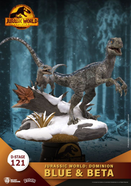 Blue & Beta Diorama D-Stage, Jurassic World Dominion, 13 cm