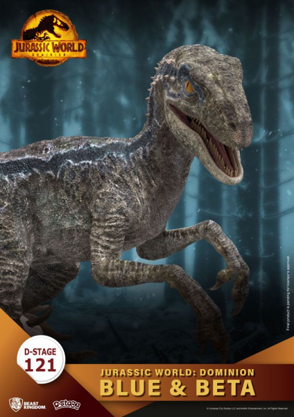 Blue & Beta Diorama D-Stage, Jurassic World Dominion, 13 cm