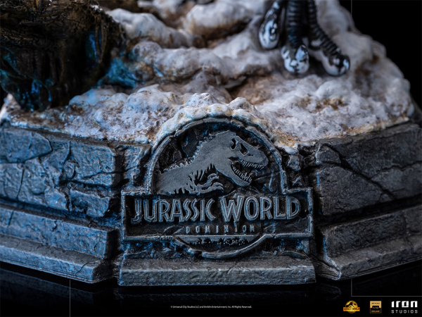 Blue and Beta Statue 1/10 Art Scale Deluxe, Jurassic World Dominion, 20 cm