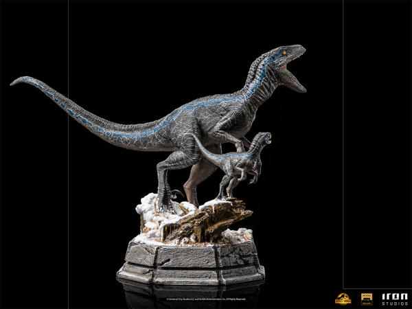 Blue and Beta Statue 1/10 Art Scale Deluxe, Jurassic World Dominion, 20 cm