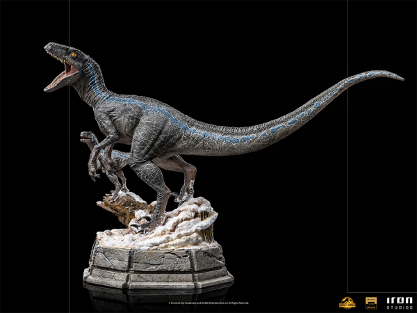 Blue and Beta Statue 1/10 Art Scale Deluxe, Jurassic World Dominion, 20 cm