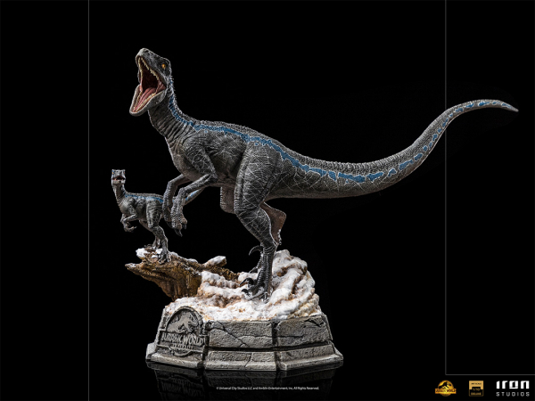 Blue and Beta Statue 1/10 Art Scale Deluxe, Jurassic World Dominion, 20 cm