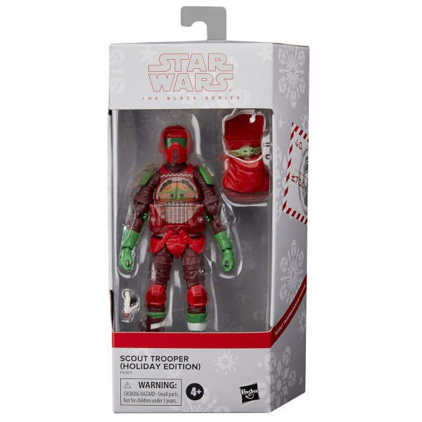 Scout Trooper (Holiday Edition) Action Figure Black Series Exclusive, Star Wars, 15 cm