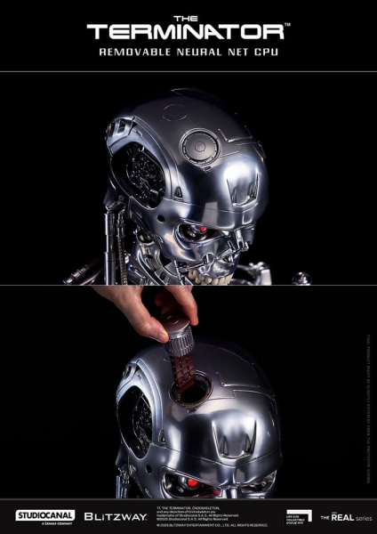 T-800 Endoskeleton Skull Life-Size Büste, Terminator, 50 cm