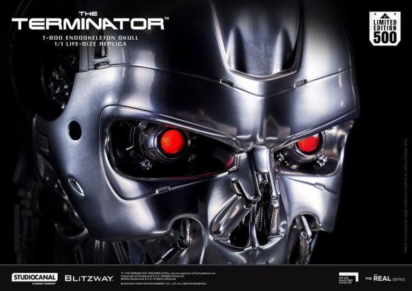 T-800 Endoskeleton Skull Life-Size Büste, Terminator, 50 cm