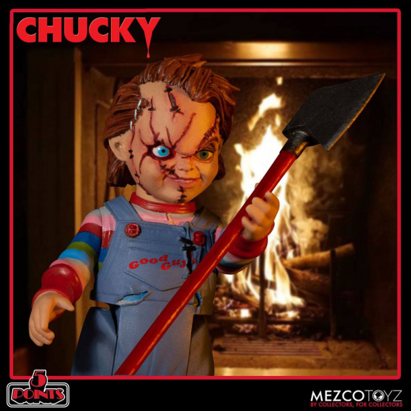 Chucky Actionfigur 5 Points, Chucky - Die Mörderpuppe, 10 cm