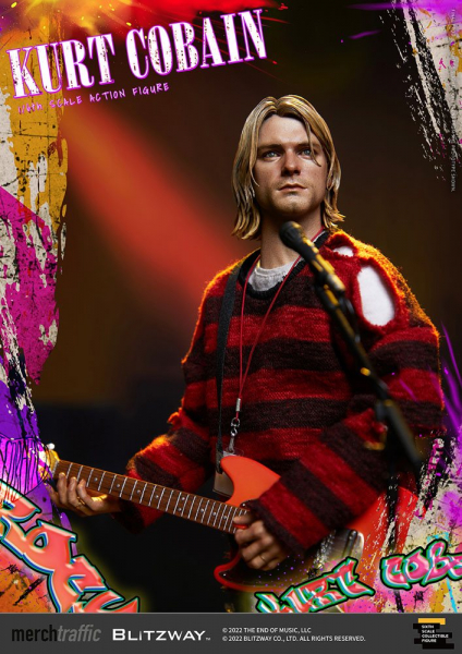 Kurt Cobain Actionfigur 1:6 Ultimate Masterpiece Series, Nirvana, 31 cm