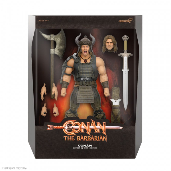 Conan (Battle of the Mounds) Action Figure Ultimates Wave 5, Conan the Barbarian, 18 cm