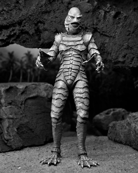 Ultimate Creature from the Black Lagoon (Black & White) Action Figure, Universal Monsters, 18 cm - Kopie