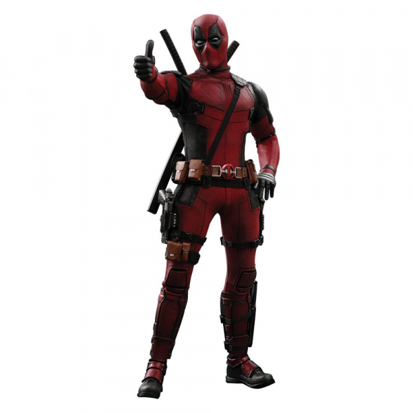 Custom Deadpool Minifig Marvel Wade Wilson Figure X-Men X-Force Katanas Guns 