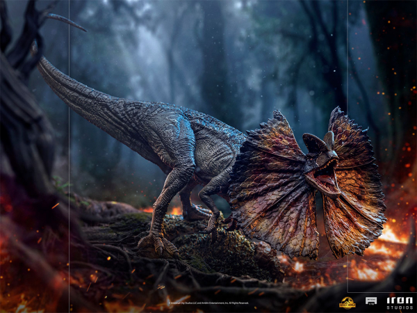 Dilophosaurus Statue 1/10 Art Scale, Jurassic World Dominion, 13 cm