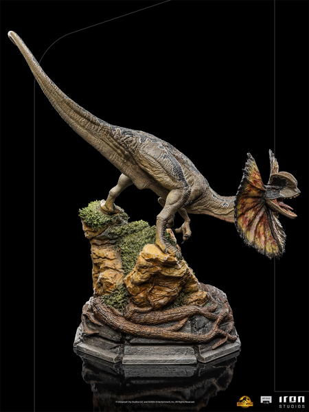 Dilophosaurus Statue 1/10 Art Scale, Jurassic World Dominion, 13 cm