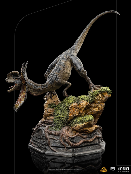 Dilophosaurus Statue 1/10 Art Scale, Jurassic World Dominion, 13 cm