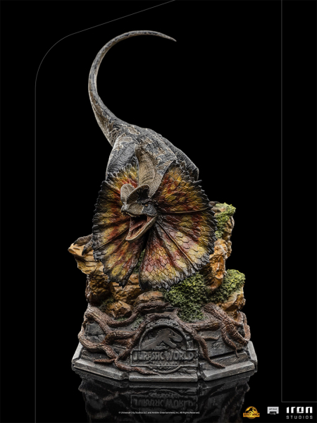 Dilophosaurus Statue 1/10 Art Scale, Jurassic World Dominion, 13 cm