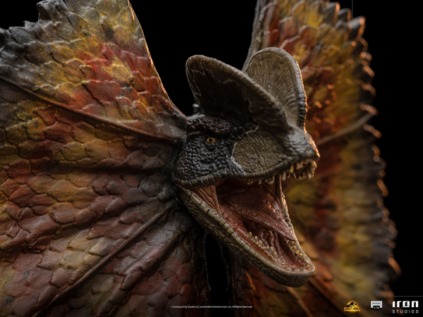 Dilophosaurus Statue 1/10 Art Scale, Jurassic World Dominion, 13 cm