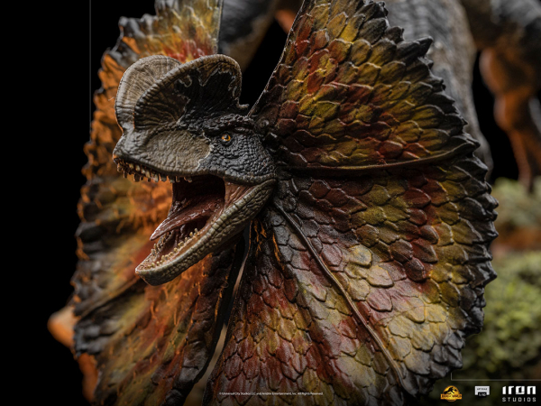 Dilophosaurus Statue 1/10 Art Scale, Jurassic World Dominion, 13 cm