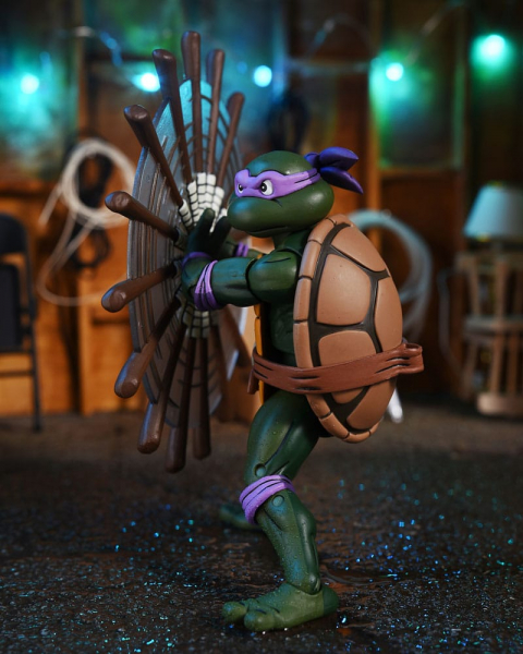 Ultimate Donatello (Cartoon) Action Figure VHS Style, Teenage Mutant Ninja Turtles, 18 cm