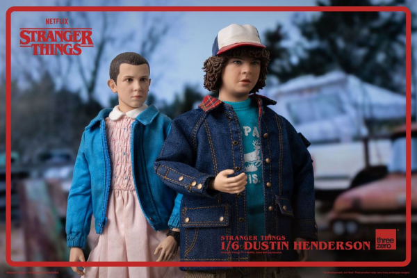 Dustin Henderson Action Figure 1/6, Stranger Things, 23 cm