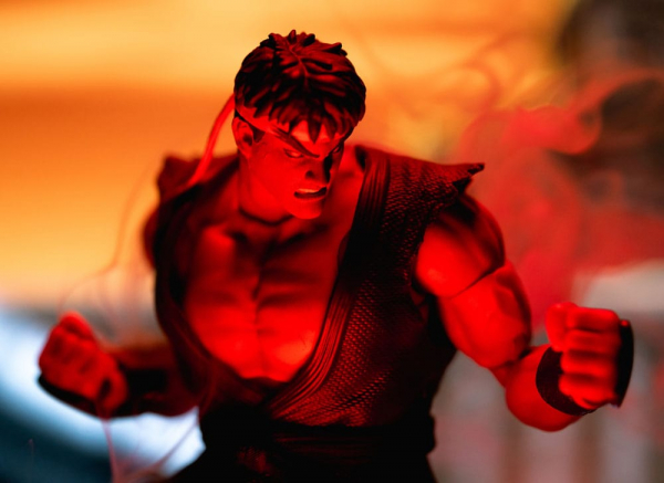 Storm Collectibles Ultimate Street Fighter IV Evil Ryu Action Figure (red)