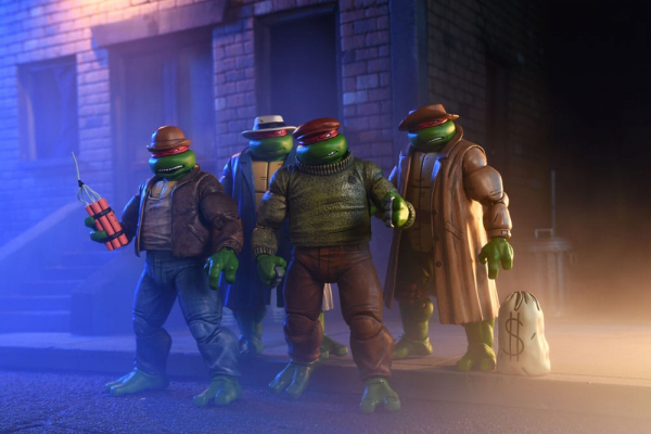 Gangster Turtles (Mirage Comics) Actionfiguren, Teenage Mutant Ninja Turtles, 18 cm