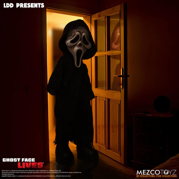 Ghost Face (Zombie Edition) Doll Living Dead Dolls, Scream, 25 cm
