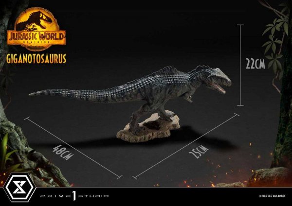 Giganotosaurus Statue 1/10 Prime Collectibles, Jurassic World Dominion, 22 cm