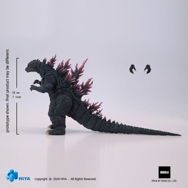 Godzilla Action Figure Exquisite Basic, Godzilla 2000: Millennium (1999), 18 cm