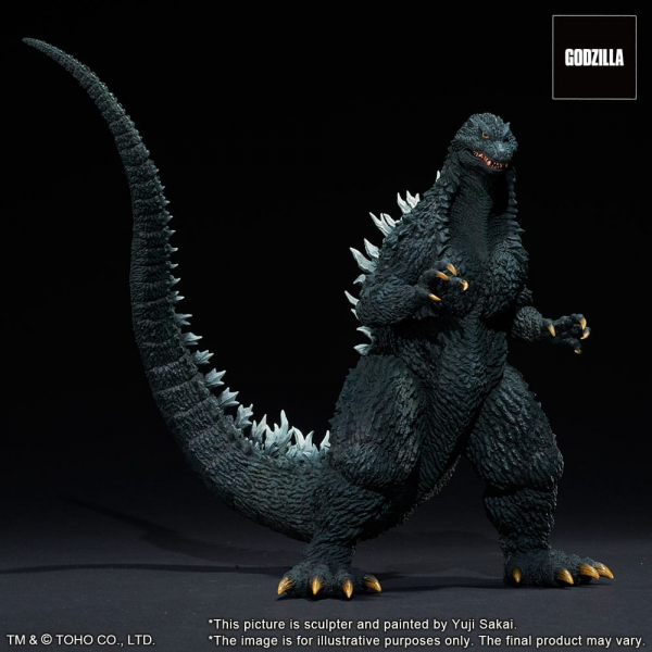 Godzilla (Battle in the Storm) Statue TOHO Yuji Sakai Modeling Collection, Godzilla Against Mechagodzilla (2002), 28 cm
