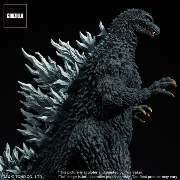 Godzilla (Battle in the Storm) Statue TOHO Yuji Sakai Modeling Collection, Godzilla Against Mechagodzilla (2002), 28 cm