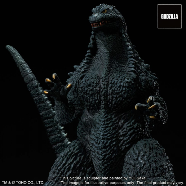 Godzilla (Battle in the Storm) Statue TOHO Yuji Sakai Modeling Collection, Godzilla Against Mechagodzilla (2002), 28 cm