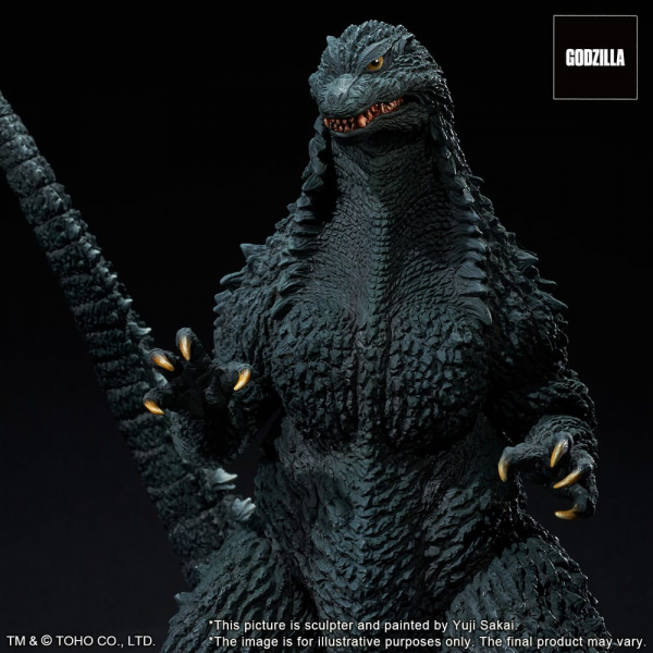 Godzilla (Battle in the Storm) Statue TOHO Yuji Sakai Modeling Collection, Godzilla Against Mechagodzilla (2002), 28 cm