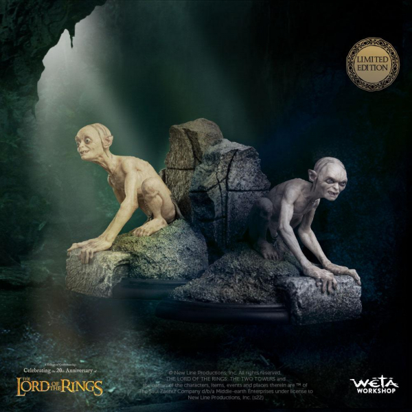 Gollum & Sméagol in Ithilien Statues, The Lord of the Rings, 11 cm