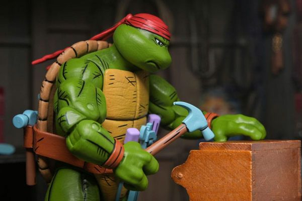 Handyman Donatello (Mirage Comics) Actionfigur, Teenage Mutant Ninja Turtles, 18 cm