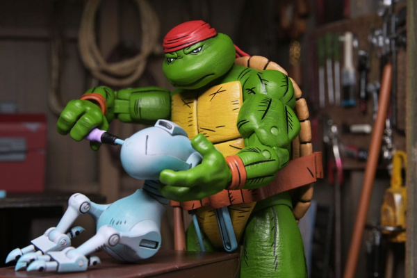 Handyman Donatello (Mirage Comics) Actionfigur, Teenage Mutant Ninja Turtles, 18 cm