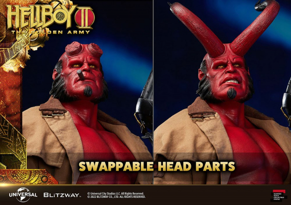 Hellboy Statue 1:4 Superb Scale, Hellboy - Die goldene Armee, 70 cm