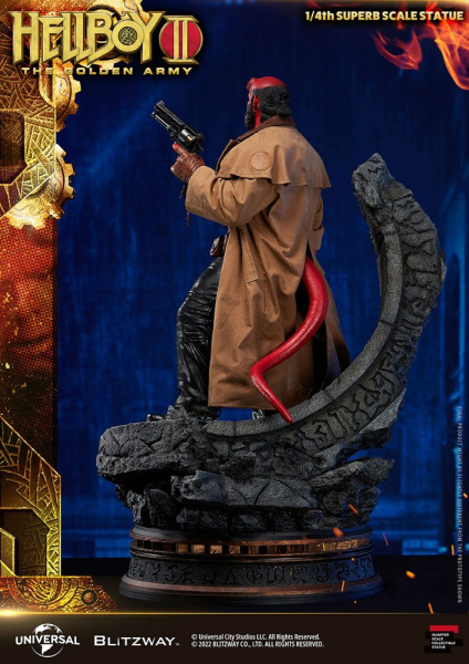 Hellboy Statue 1:4 Superb Scale, Hellboy - Die goldene Armee, 70 cm