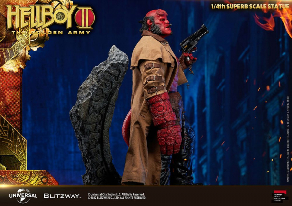Hellboy Statue 1:4 Superb Scale, Hellboy - Die goldene Armee, 70 cm