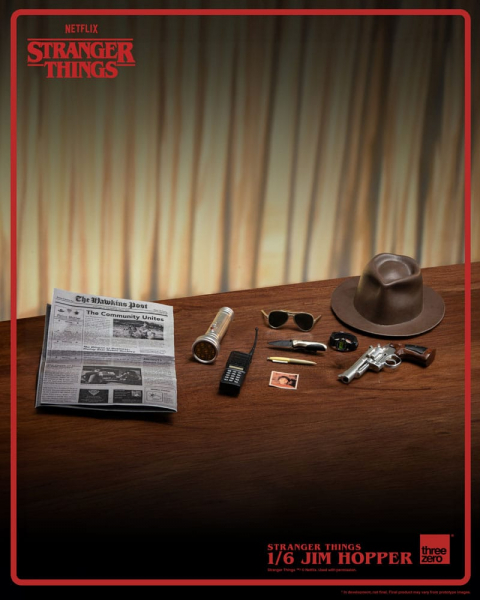 Jim Hopper Action Figure 1/6, Stranger Things, 32 cm