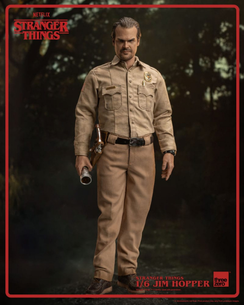 Jim Hopper Action Figure 1/6, Stranger Things, 32 cm