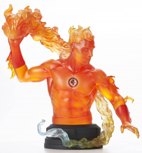 Human Torch Bust 1/6, Marvel Comics, 18 cm