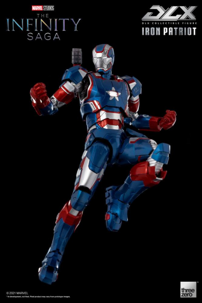 Iron Patriot Action Figure 1/12 DLX, Infinity Saga, 18 cm