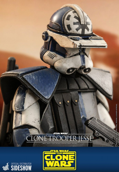 Clone Trooper Jesse Action Figure 1/6 Television Masterpiece Series, Star Wars: The Clone Wars, 30 cm