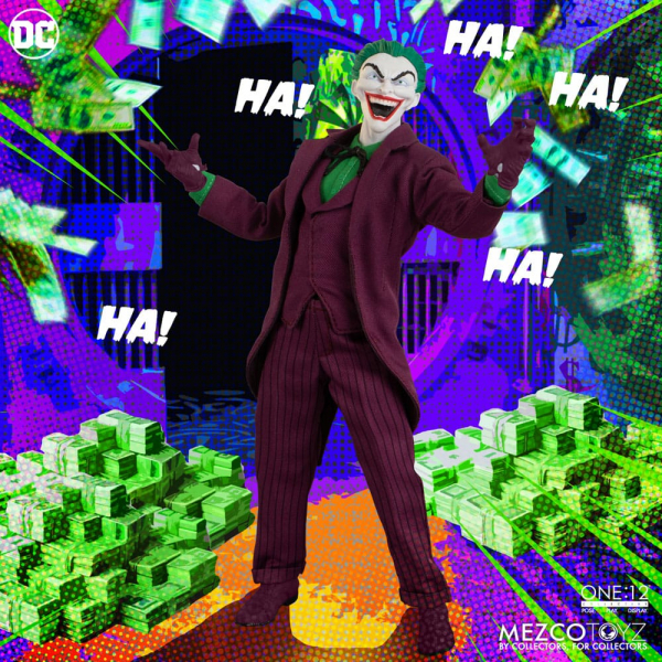 The Joker (Golden Age Edition) Action Figure 1/12 Mezco, DC Comics, 17 cm