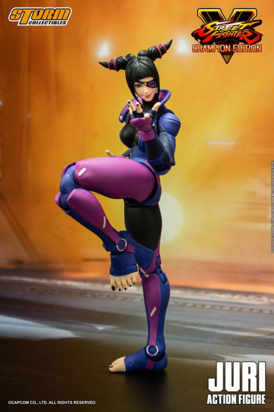 Juri Han Action Figure 1/12, Street Fighter V: Champion Edition, 18 cm