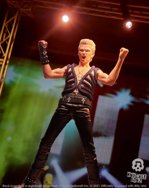 Billy Idol Statue 1:9 Rock Iconz Limited Edition, 22 cm