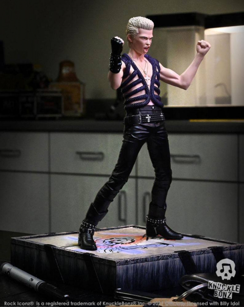 Billy Idol Statue 1:9 Rock Iconz Limited Edition, 22 cm