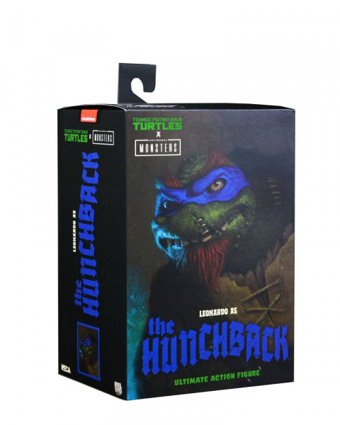 Ultimate Leonardo as The Hunchback Actionfigur, Universal Monsters x Teenage Mutant Ninja Turtles, 18 cm