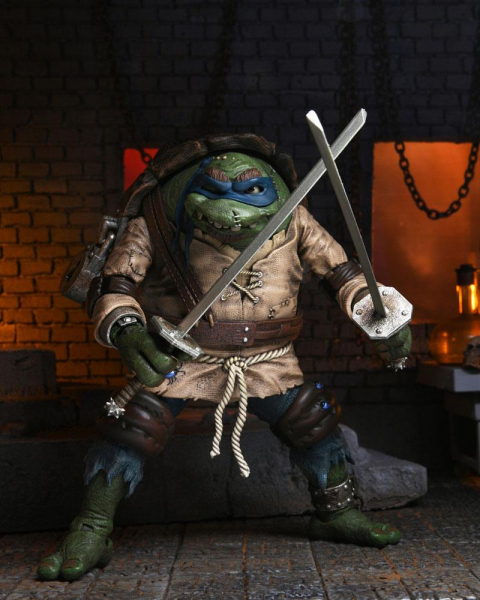 Ultimate Leonardo as The Hunchback Actionfigur, Universal Monsters x Teenage Mutant Ninja Turtles, 18 cm