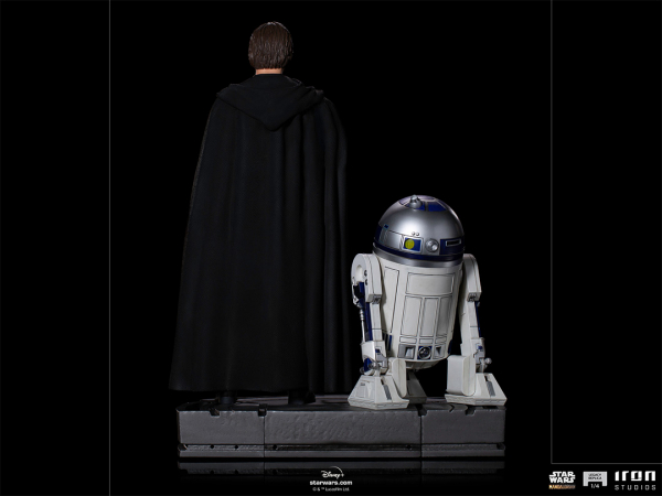 Luke Skywalker, R2-D2 and Grogu Statue 1:4 Legacy Replica, Star Wars: The Mandalorian, 54 cm