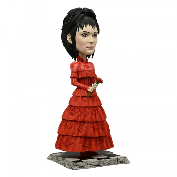 Lydia Deetz (Wedding Dress) Wackelkopf-Figur Head Knocker, Beetlejuice Beetlejuice, 20 cm
